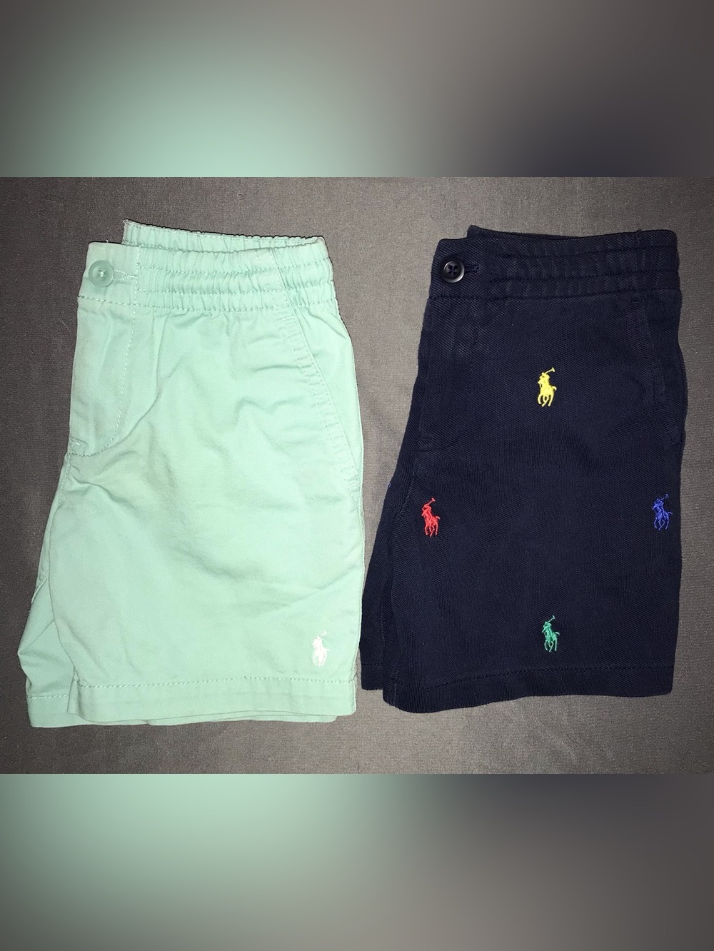 2 pack - Boys Polo Ralph Lauren Embroidered Logo Shorts